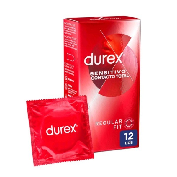 Durex preservativos sensitivo contacto total 12 unidades