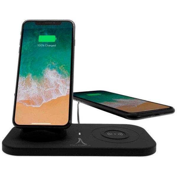 Akashi altdock4in1 cargador inalámbrico qi negro 4 en 1 10w