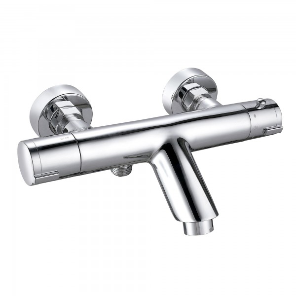 Grifo coral cromo termostatico bañera