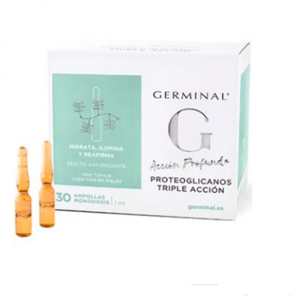 GERMINAL ACCION PROFUNDA PROTEOGLICANOS TRIPLE ACCION 30 AMPOLLAS