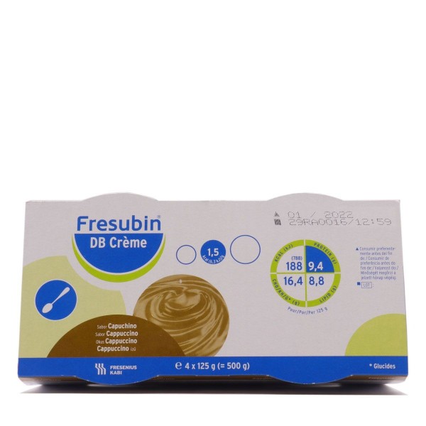 Fresubin Db Creme 4 Tarrinas 125 g Sabor Capuchi