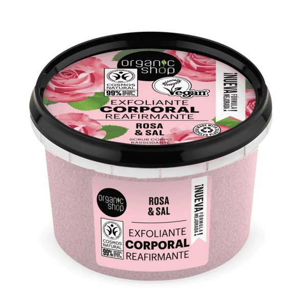 Organic shop perla rosa exfoliante corporal perla rosa 250ml