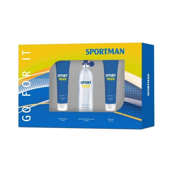 Sportman set Bálsamo Aftershave + EDT + Gel de ducha