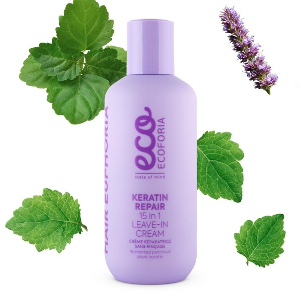 Ecoforia keratin repair crema reparadora 15 in 1 leave-in 200ml