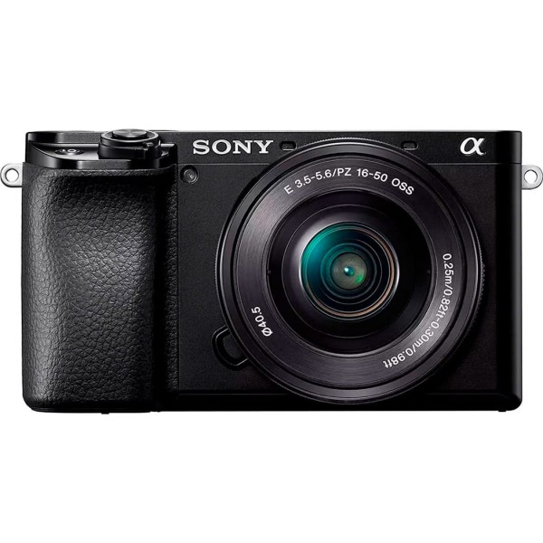 Sony alpha 6100 negro / cuerpo de cámara + objetivo zoom motorizado de 16-50 mm