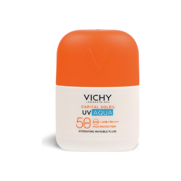 Vichy Capital Soleil Uv Aqua Fluido Hidratante Invisible 1 Envase 50 ml
