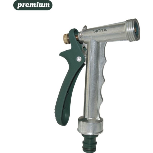 Pistola de riego aluminio ar12 con conector