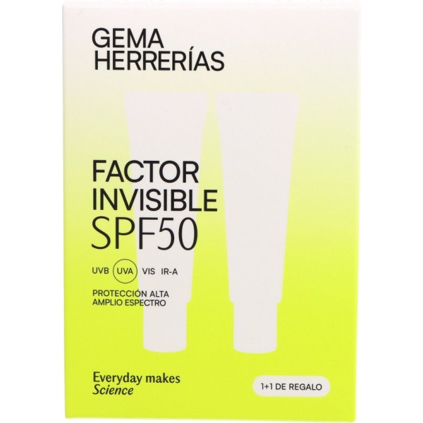 Gema Herrerias Protector Factor Invisible SPF 50+ 50ml + 50ml Promo