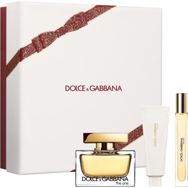 Dolce gabbana the one eau de parfum 75ml vaporizador + locion corporal 50ml + miniatura 10ml vaporizador