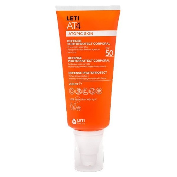 Leti At4 Defense Photoprotect Corporal Spf50 200ml