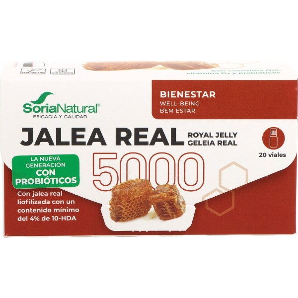 Soria Natural Jalea Real 5000 con Probióticos 20 Viales 12ml