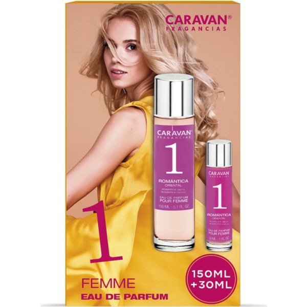 Estuche eau de parfum caravan nº 1, 150 + 30 ml señora