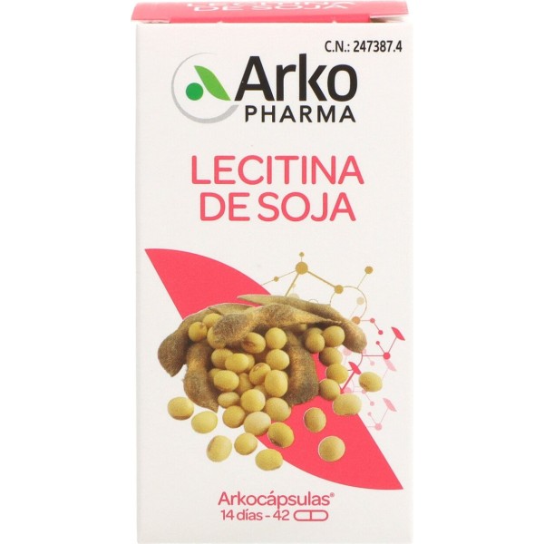 Arkopharma Arkocápsulas Lecitina de Soja 42 Cápsulas